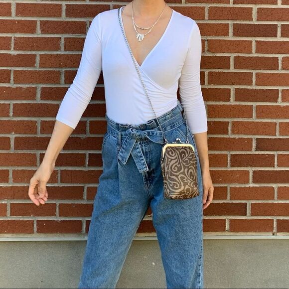 Handmade Genuine Embossed Leather Phone Case/Passport Holder/Pouch Travel Bag - Picture 2 of 13